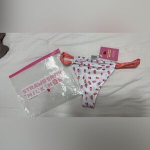 Brand new bikini bottoms! Tags still on, strawberry milk mob.
